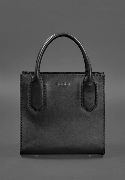 Blackwood black leather women's crossbody bag